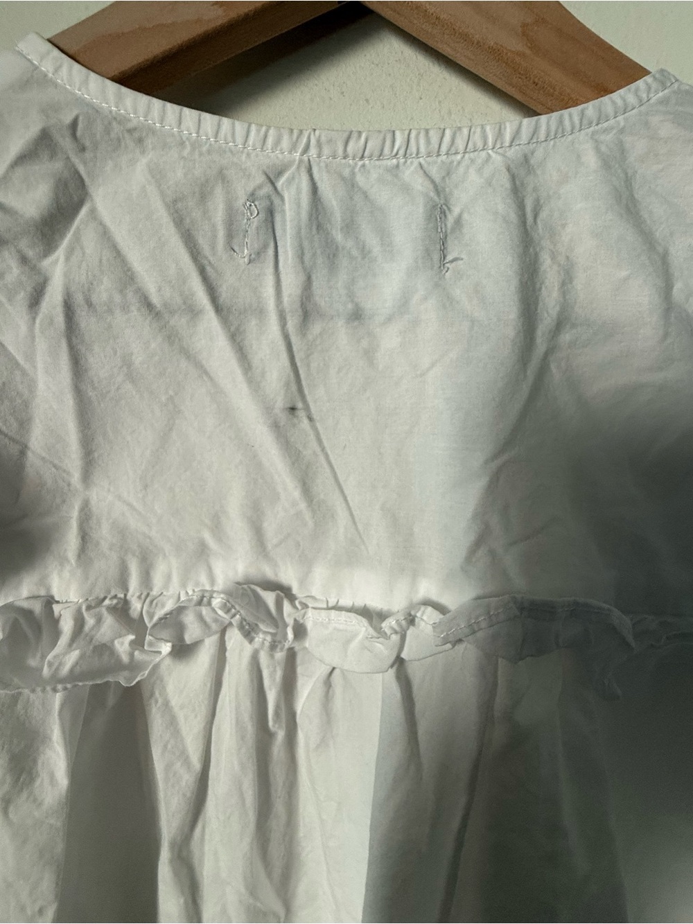 Pomander Place 100% Cotton Ellianna Ruffle Blouse - Picture 8 of 12